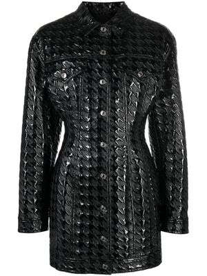 MSGM surchemise à motif embossé - Noir