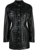 MSGM surchemise à motif embossé - Noir