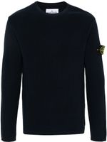 Stone Island pull à motif Compass signature - Bleu - thumbnail