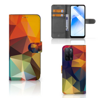 OPPO A16/A16s/A54s Book Case Polygon Color - thumbnail