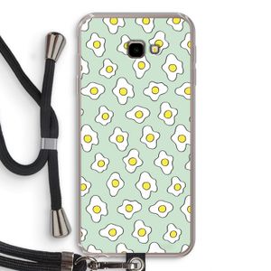 Spiegeleitjes: Samsung Galaxy J4 Plus Transparant Hoesje met koord