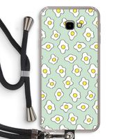 Spiegeleitjes: Samsung Galaxy J4 Plus Transparant Hoesje met koord