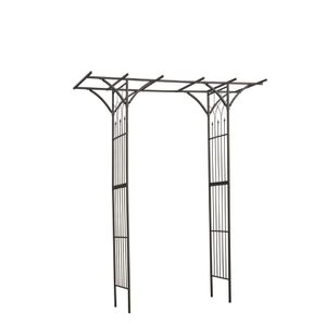 Nature rozenboog metaal zwart 232 cm
