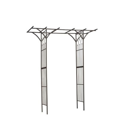 Nature rozenboog metaal zwart 232 cm