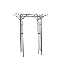Nature rozenboog metaal zwart 232 cm