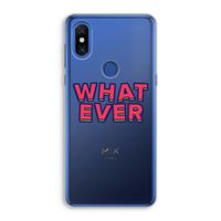 Whatever: Xiaomi Mi Mix 3 Transparant Hoesje