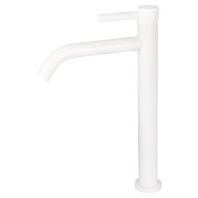 Differnz hoge kraan koud/warm - gebogen - 30.6 x 17.4 cm - mat wit