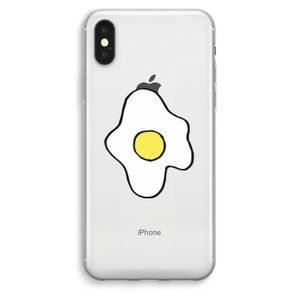 Spiegelei: iPhone XS Max Transparant Hoesje