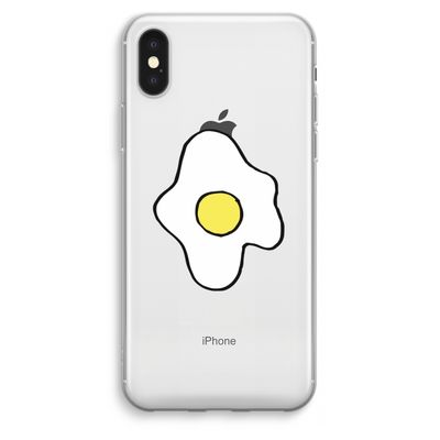 Spiegelei: iPhone XS Max Transparant Hoesje
