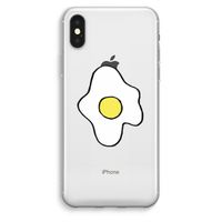 Spiegelei: iPhone XS Max Transparant Hoesje Spiegelei: iPhone XS Max Transparant Hoesje