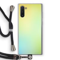 Minty mist pastel: Samsung Galaxy Note 10 Transparant Hoesje met koord