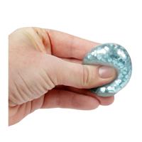 Toi-Toys raamkruiper knijpballen glitter, 3st.