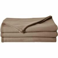 Deken Poyet Motte POLECO Taupe 240 x 260 cm 100 % polyester