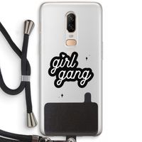 Girl Gang: OnePlus 6 Transparant Hoesje met koord