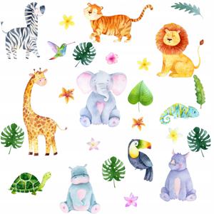 Muursticker - Safari Dieren / 02