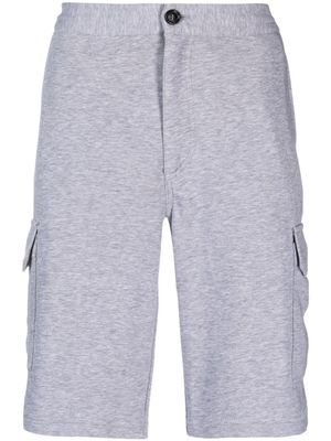 Brunello Cucinelli short chiné à coupe droite - Gris