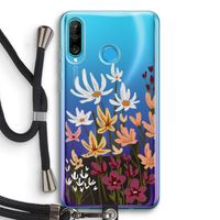 Painted wildflowers: Huawei P30 Lite Transparant Hoesje met koord