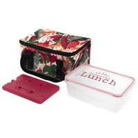 Cook Concept Koeltas Tropical - voor lunch - 3L - 22 x 15 x 11 cm - met koelelement en box Cook Concept Koeltas Tropical - voor lunch - 3L - 22 x 15 x 11 cm - met koelelement en box