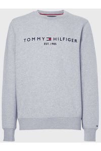 Tommy Hilfiger Regular Fit Sweatshirt ronde halsgrijs, Effen