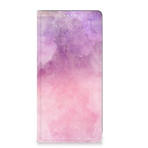 Bookcase Motorola Moto G73 Pink Purple Paint