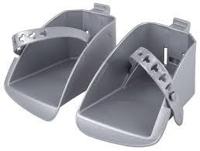 Polisport set voetenbakjes boodie/buitenbandbly maxi zilver