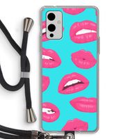Bite my lip: OnePlus 9 Transparant Hoesje met koord