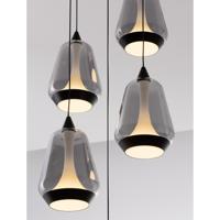 Lyora Design hanglampAlish 5-lichts smoke glas - 9416969