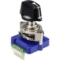 TRU COMPONENTS TC-12830248 Draaischakelaar 5 V/DC, 25 V/AC, 50 V/AC 0.5 A 1 x 30 ° 1 stuk(s)