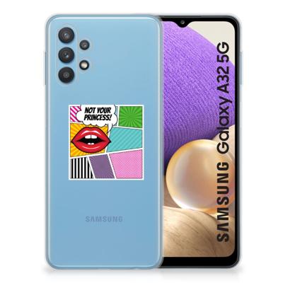 Samsung Galaxy A32 5G | Sillicone Back Cover | Popart Princess Samsung Galaxy A32 5G | Sillicone Back Cover | Popart Princess