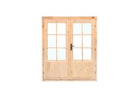 Dubbele deur D3 159x190 cm 28-45 mm- - Hout- Tuindeco