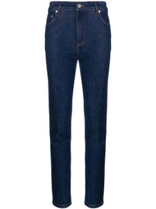 MOSCHINO JEANS jean skinny à taille haute - Bleu