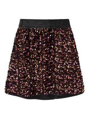 Name it winter rok meisjes - goud - NkfRunica