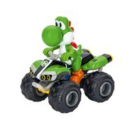 Carrera Mario Kart op afstand bestuurbare quad Yoshi - thumbnail