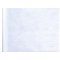 Bruiloft feest tafelloper op rol - wit - 30 cm x 10 m - non woven polyester