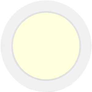 LED Downlight Pro - Aigi Trinko - Opbouw Rond 12W - Warm Wit 3000K - Mat Wit - Kunststof