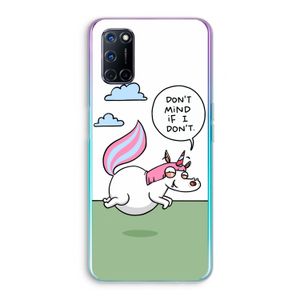 Unicorn: Oppo A72 Transparant Hoesje