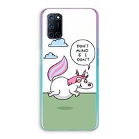 Unicorn: Oppo A72 Transparant Hoesje