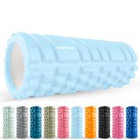 Tunturi Yoga Grid Foam Roller 33 cm | Ø 13 cm | licht blauw