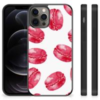 iPhone 12 Pro Max Silicone Case Pink Macarons