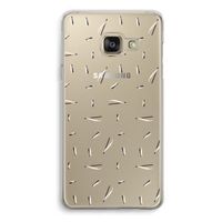 Hipster stripes: Samsung A3 (2017) Transparant Hoesje