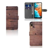 Huawei Y6 (2019) | Book Style Case | Old Wood