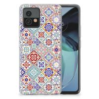 Motorola Moto G72 | TPU | Siliconen hoesje | Tiles Color