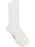DSQUARED2 chaussettes en maille à logo - Blanc