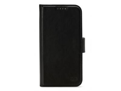 Senza Senza Pure Leather Wallet Apple iPhone 12 Mini Deep Black
