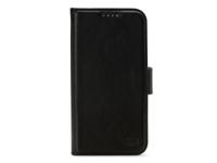 Senza Senza Pure Leather Wallet Apple iPhone 12 Mini Deep Black Senza Senza Pure Leather Wallet Apple iPhone 12 Mini Deep Black