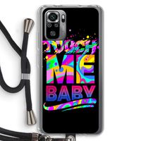 Touch Me: Xiaomi Redmi Note 10S Transparant Hoesje met koord