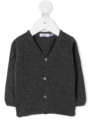 Knot cardigan à col v - Gris