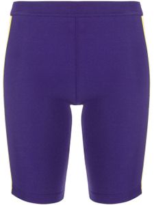 DSQUARED2 short taille-haute à bande logo - Violet