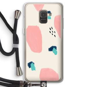 Monday Surprise: Samsung Galaxy A8 (2018) Transparant Hoesje met koord