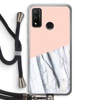A touch of peach: Huawei P Smart (2020) Transparant Hoesje met koord